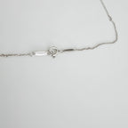 Tiffany & Co. Elsa Peretti 925 Sterling Silver Standard/Medium Teardrop Pendant Necklace With Packaging
