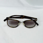 Authentic Prada Brown Tortoiseshell Oval Round Cat Eye Women Sunglasses With Case