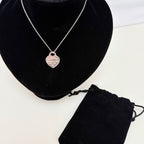 Authentic Tiffany & Co. Return to Tiffany Small Heart Women's Necklace 925 Sterling Silver 16.5 inches