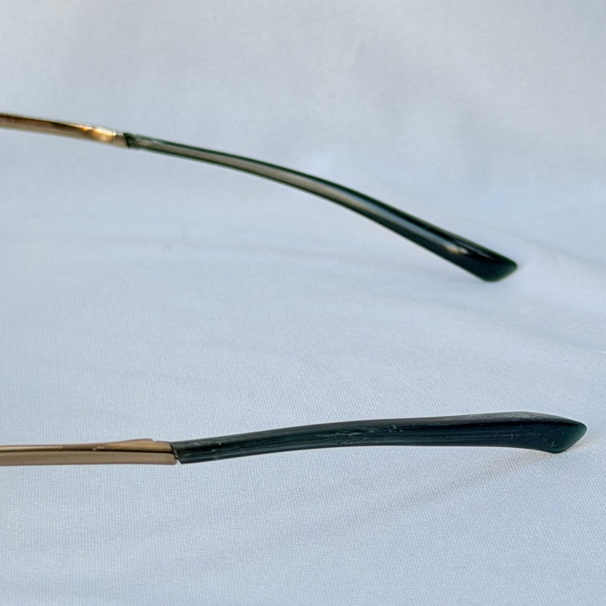 Vintage Y2K Gucci GG 1691/S Polarised UV400 Rectangular Green/Gold Sunglasses With Case