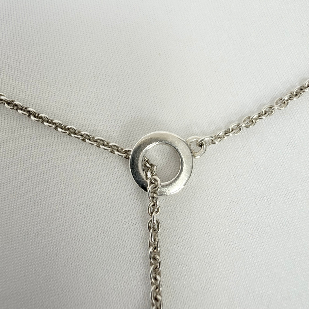 Links Of London Sterling Silver 925 T-bar Necklace 15.5 Inches With Packaging