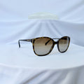 Prada Cat Eye Square Metal Corners Women's Sunglasses Brown Tortoiseshell Polarised SPR 01O