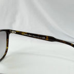 Authentic Prada Brown Tortoiseshell Oval Round Cat Eye Women Sunglasses With Case