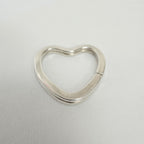 Tiffany&Co. Open Heart Key Ring Sterling Silver 925