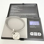 Tiffany&Co. Somerset Stretch Mesh Stainless Steel Bracelet With Sterling Silver 925 Clasp Medium Heart 16cm With Packaging
