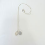 Tiffany & Co. Mini Double Silver 925 Heart Pendant Women's Necklace 16 inches