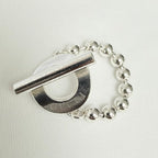 Gucci Vintage Hoop Boule Sterling Silver 925 Women’s Ring Size 16, UK P, EU 56