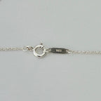 Tiffany & Co. Sentimental Open Heart necklace sterling silver 925 16 inches