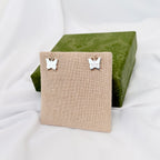Gucci Butterfly Stud Sterling Silver 925 Women's Earrings With Packaging