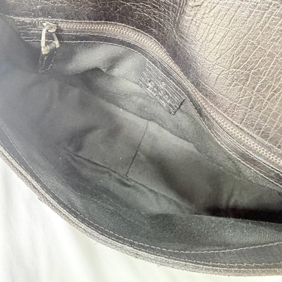 Vintage Gucci Horsebit Black Monogram Canvas Medium Shoulder Handbag Tom Ford Era 2004