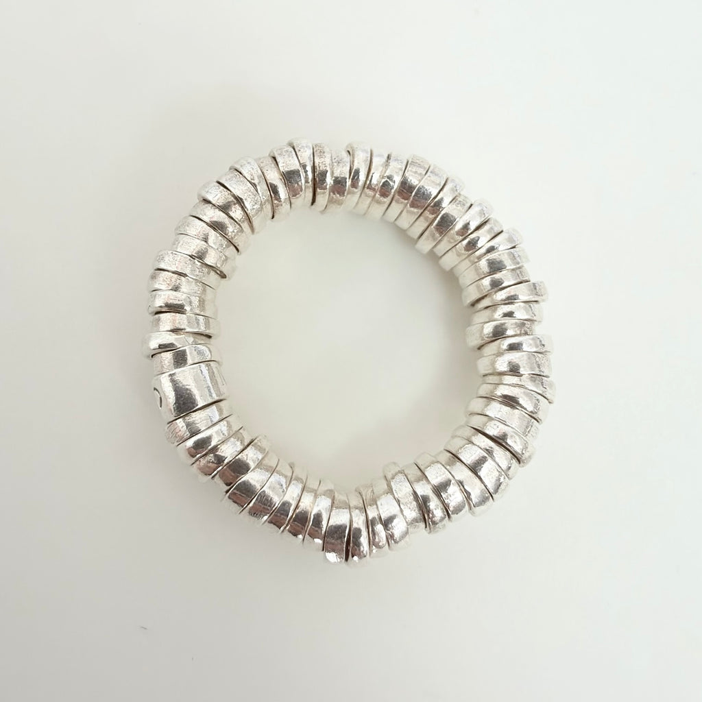 Links Of London Sweetie Rings Sterling Silver 925 Elasticated Adjustable Size N, 54mm