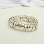 Links Of London Sweetie Rings Sterling Silver 925 Elasticated Adjustable Size N, 54mm