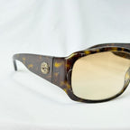 Gucci GG 2592/S Vintage Brown Tortoiseshell Rectangular Women’s Sunglasses With Case
