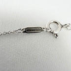 Tiffany & Co. Mini Double Silver 925 Heart Pendant Women's Necklace 16 inches