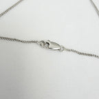 Gucci Vintage Unisex Asymmetric Cross Abstract Pendant Sterling Silver 925 Necklace 18 Inches With Packaging