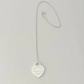 Tiffany & Co. Return to Tiffany Medium Heart Women’s Necklace Silver 925 Sterling 19 inches