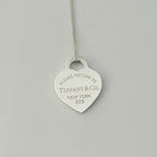 Tiffany & Co. Return to Tiffany Medium Heart Women’s Necklace Silver 925 Sterling 19 inches