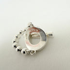 Gucci Vintage Hoop Boule Sterling Silver 925 Women’s Ring Size 16, UK P, EU 56