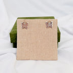 Gucci Butterfly Stud Sterling Silver 925 Women's Earrings With Packaging