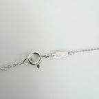 Tiffany & Co. Return to Small Double Blue Heart Women's Necklace 18 Inches Sterling Silver 925
