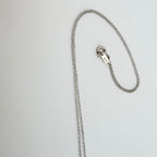 Tiffany & Co. Return to Mini Double Pink Heart Women's Necklace 17 Inches Sterling Silver 925