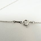 Tiffany & Co. Sterling Silver 925 Paloma Picasso Loving Heart Pendant 16 Inches Necklace With Packaging