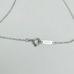 Authentic Tiffany & Co. Return to Tiffany Small Heart Women's Necklace 925 Sterling Silver 16.5 inches