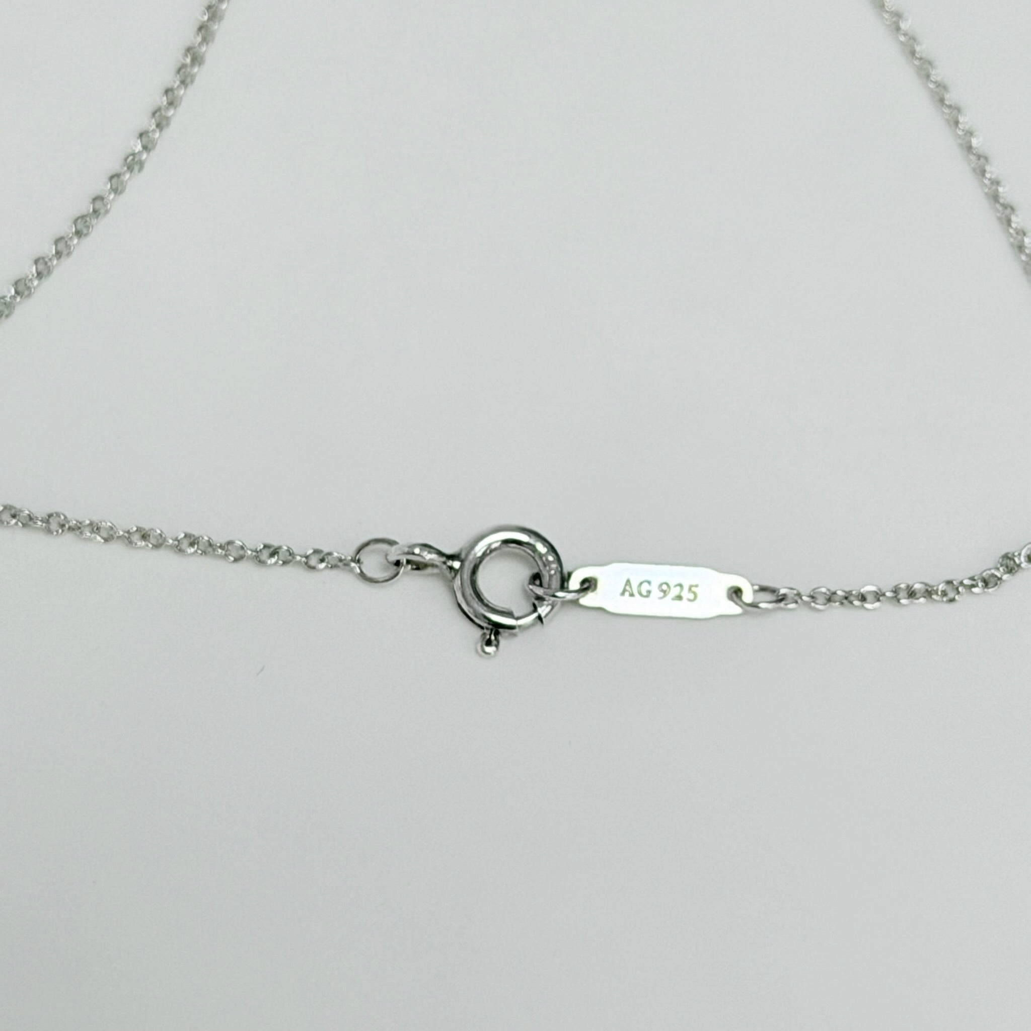 Authentic Tiffany & Co. Return to Tiffany Small Heart Women's Necklace 925 Sterling Silver 16.5 inches