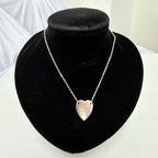 Gucci Heart Trademark Pendant Sterling Silver 925 Women’s Necklace 48cm With Packaging