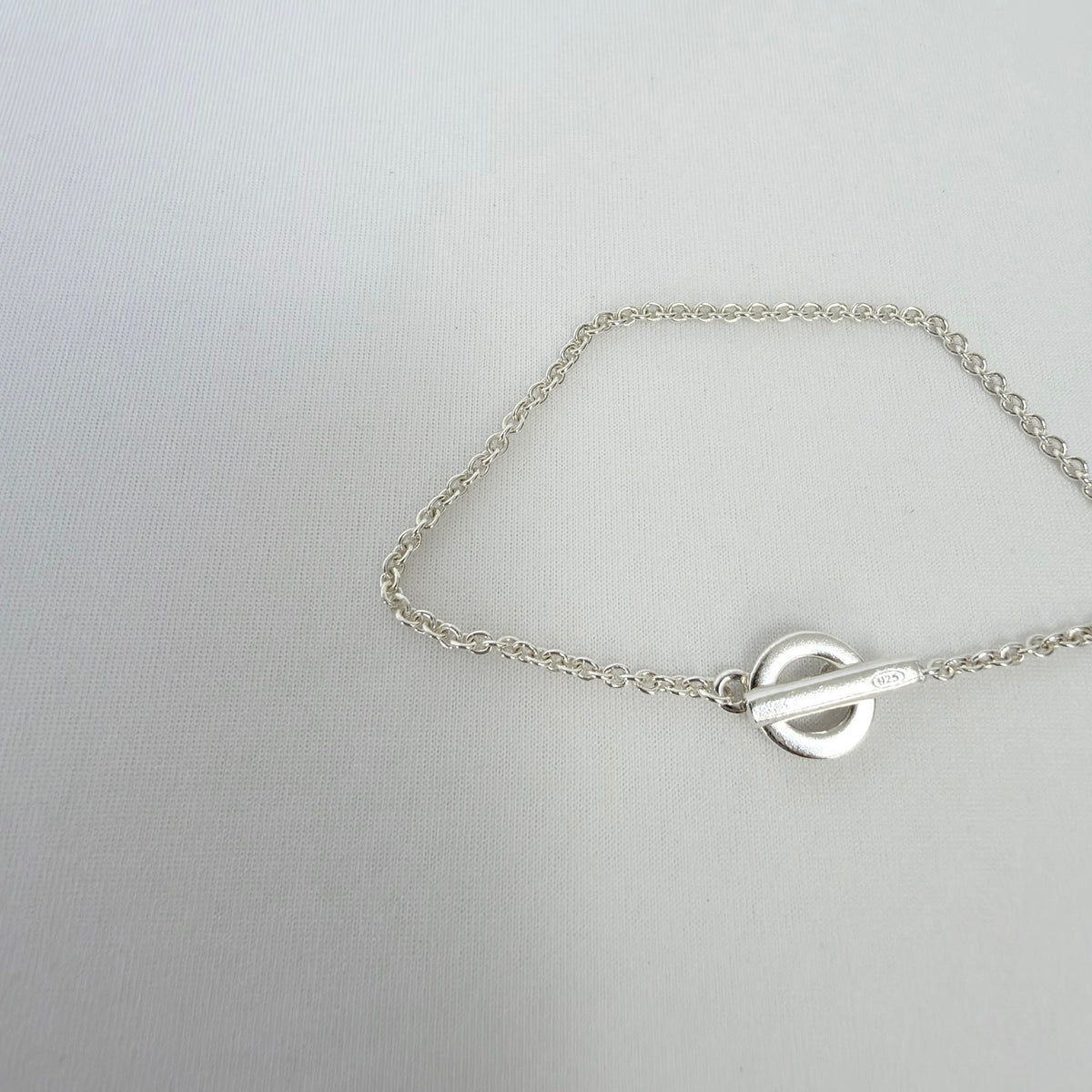 Links Of London Sterling Silver 925 T-bar Bracelet 7 Inches