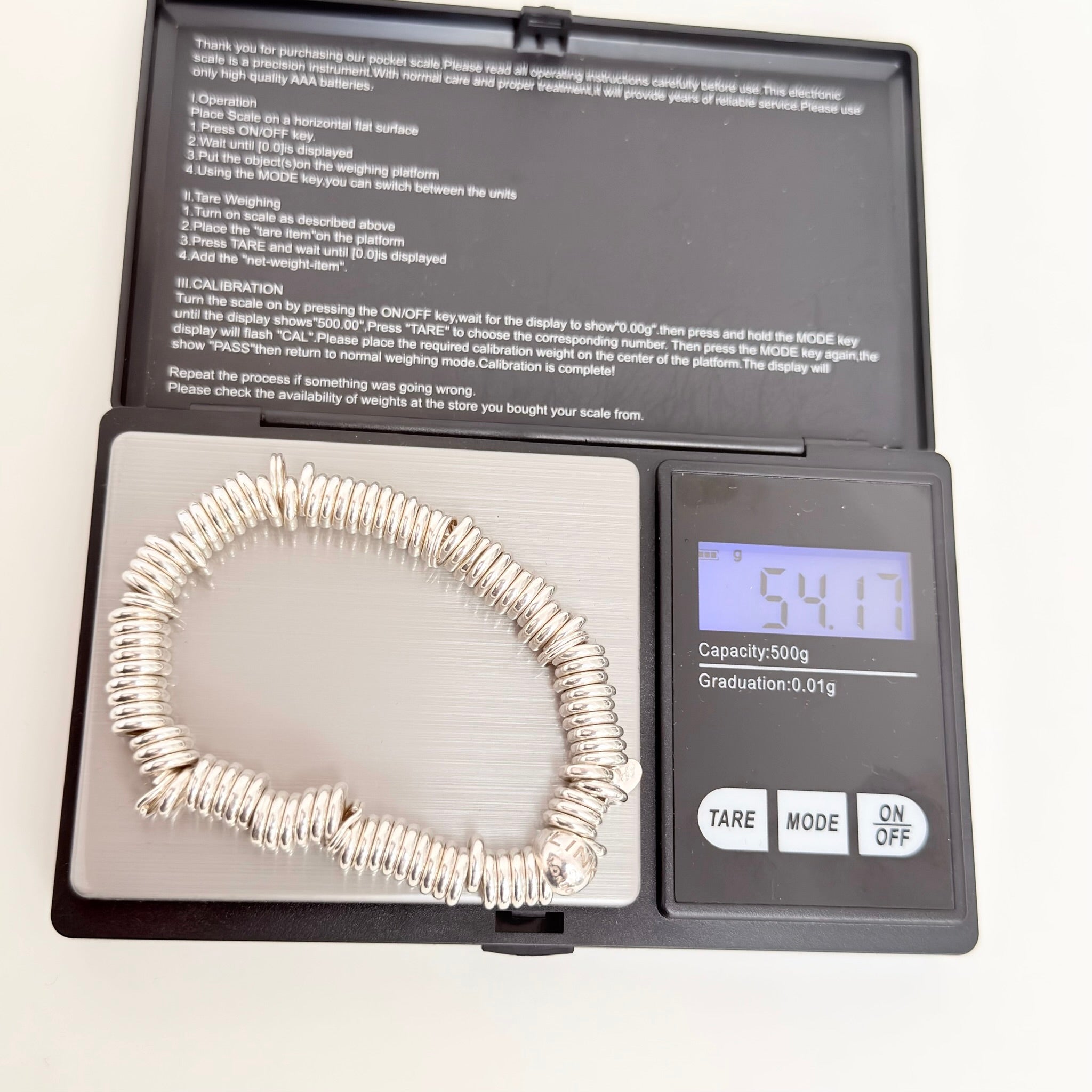 Vintage Links of London Silver Sweetie Bracelet Sterling Silver 925 18cm With Packaging