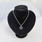 Gucci Interlocking GG Pendant Sterling Silver 925 Necklace 19 Inches With Packaging