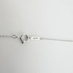 Tiffany & Co. Return to Mini Double Blue Heart Women's Necklace 19 Inches Sterling Silver 925