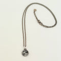 Authentic Gucci Interlocking GG Aged Sterling Silver 925 Necklace With Pouch