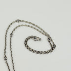 Authentic Gucci interlocking G chain Sterling Silver 925 Red Heart Necklace 19.5 Inches With Packaging