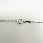 Tiffany & Co. Sterling Silver 925 Paloma Picasso Loving Heart Pendant 16 Inches Necklace With Packaging