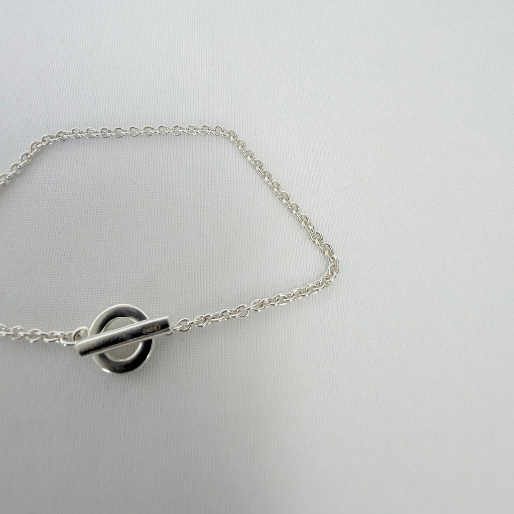 Links Of London Sterling Silver 925 T-bar Bracelet 7 Inches