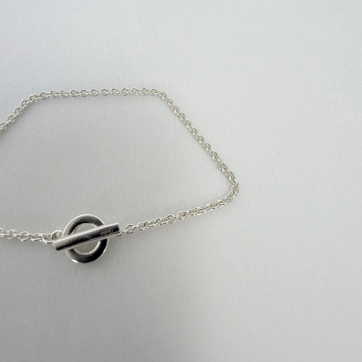Links Of London Sterling Silver 925 T-bar Bracelet 7 Inches