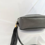 Gucci Black Grained Leather Soho Disco Small Women’s Crossbody Shoulder Handbag. Repaired