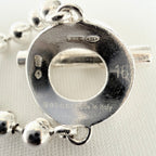 Gucci Vintage Hoop Boule Sterling Silver 925 Women’s Ring Size 16, UK P, EU 56