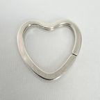 Tiffany&Co. Open Heart Key Ring Sterling Silver 925