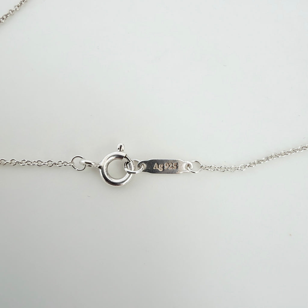 Tiffany&Co. Return to Tiffany  Medium Heart Key Lock Women's Necklace Silver 925 Sterling 19 inches With Packaging