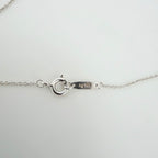 Tiffany&Co. Return to Tiffany  Medium Heart Key Lock Women's Necklace Silver 925 Sterling 19 inches With Packaging