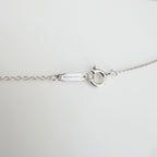 Tiffany & Co. Return to Mini Double Blue Heart Women's Necklace 16 Inches Sterling Silver 925