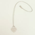 Authentic Tiffany & Co. Return to Tiffany Small Heart Women's Necklace 925 Sterling Silver 16.5 inches