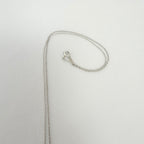 Tiffany & Co. Return to Mini Double Black Heart Women's Necklace 16 Inches Sterling Silver 925