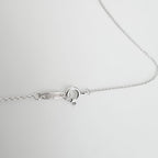 Tiffany & Co. Return to Mini Double Blue Heart Women's Necklace 19 Inches Sterling Silver 925