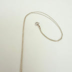Tiffany & Co. Return to Mini Double Blue Heart Women's Necklace 18 Inches Sterling Silver 925 With Packaging