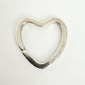 Tiffany&Co. Open Heart Key Ring Sterling Silver 925
