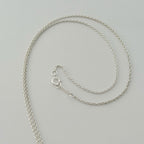 Tiffany & Co. Elsa Peretti Spain Sterling Silver 925 Small Open Heart Pendant Necklace 18 Inches